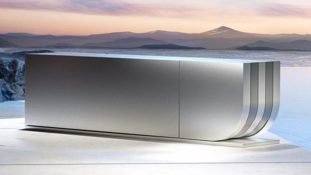 포르쉐 디자인, 접이식 초대형 TV 공개…가격만 5억원 이상