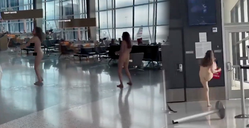 미국 공항서 벌어진 나체 여성 충격 난동…사연은?