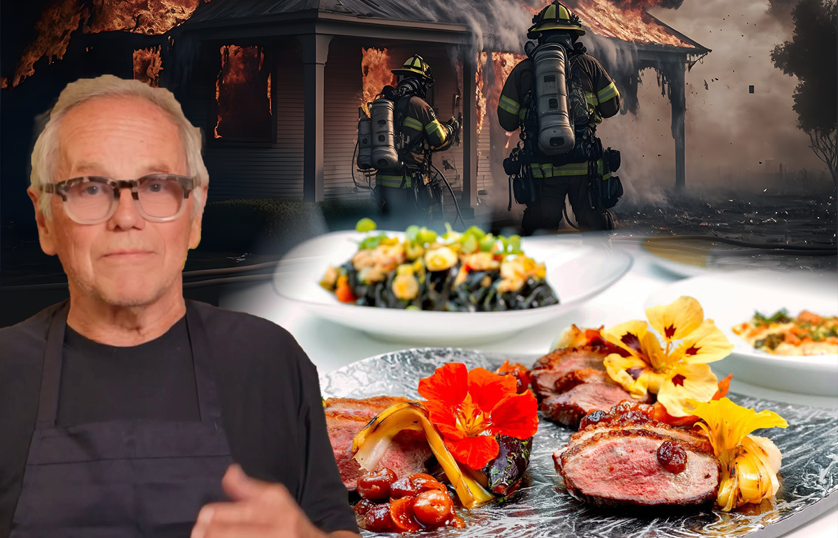 스타 셰프 볼프강 퍽, LA산불 진화 소방대원에게 ‘무료 음식’ 제공