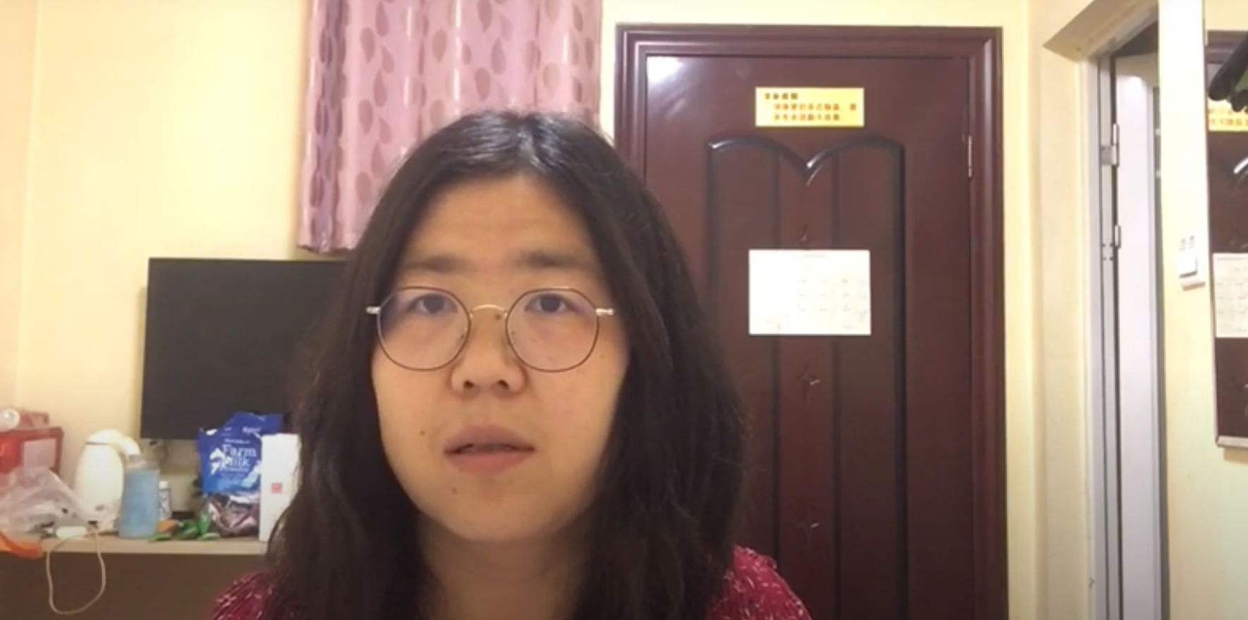 중국 시민기자 장잔, 코로나19 대응 비판 글로 재구금··· 징역 4년 선고